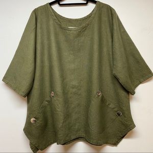 Hearts Desire by Asymmetrical Tunic Top  A191